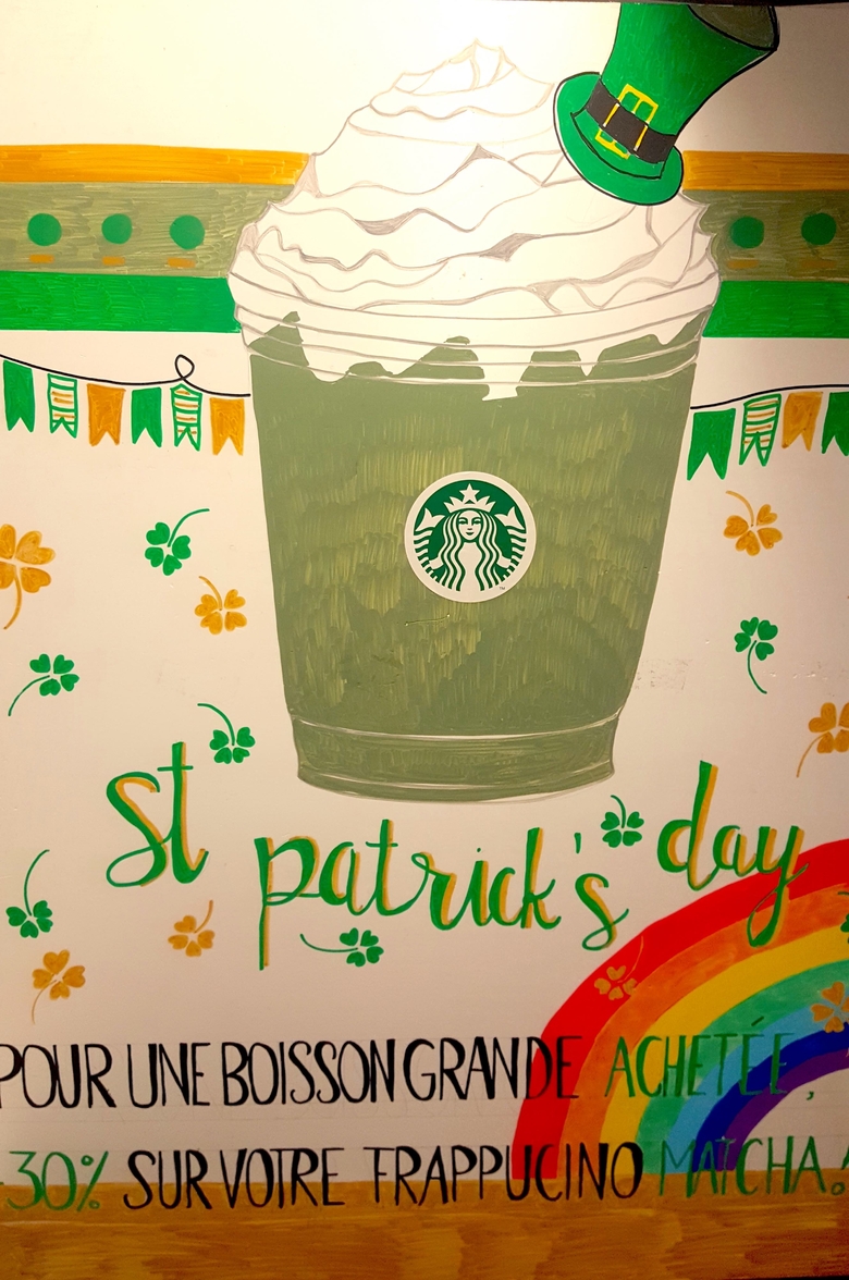 STARBUCKS FETE LA SAINTPATRICK